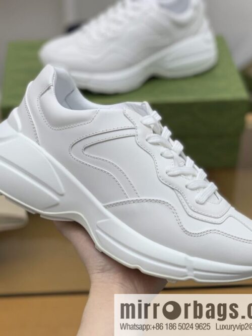 Gucci Gucci [G Replica Luxury Handbag High Version] Unisex Vintage sneakers