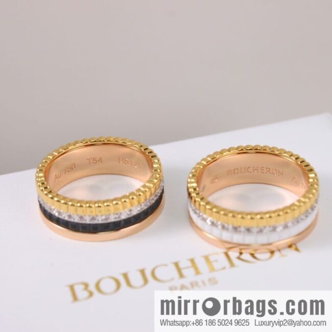 New BOUCHERON/Boucheron Quatre Classique ring Luhan same style, ceramic ring
