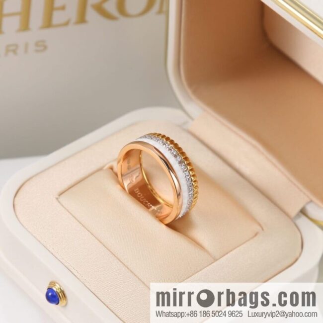 New BOUCHERON/Boucheron Quatre Classique ring Luhan same style, ceramic ring