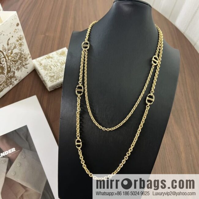 New ☑️ Dior CD double layer necklace