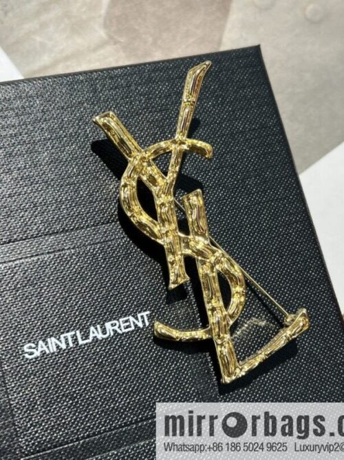 Saint Laurent YSL brooch