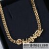 New ☑️ Chanel medieval chain strap letter necklace