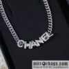 New ☑️ Chanel medieval chain strap letter necklace