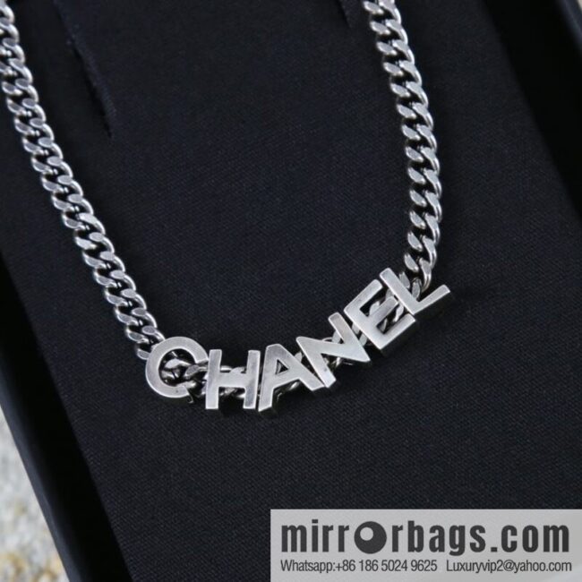 New ☑️ Chanel medieval chain strap letter necklace