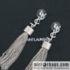 Saint Laurent YSL fringed earrings