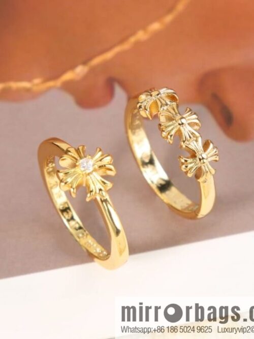 Classic explosion, Croxin gold cross ring