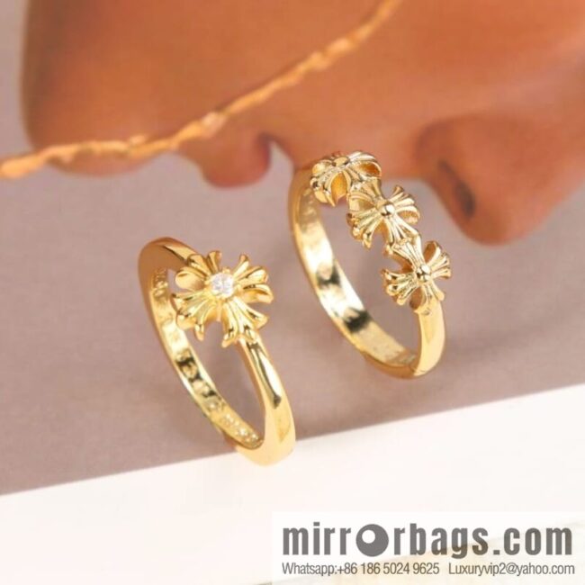 Classic explosion, Croxin gold cross ring