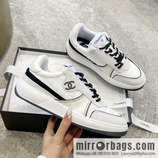 Chanel Chanel 2023 original custom elephant pattern calfskin sneakers