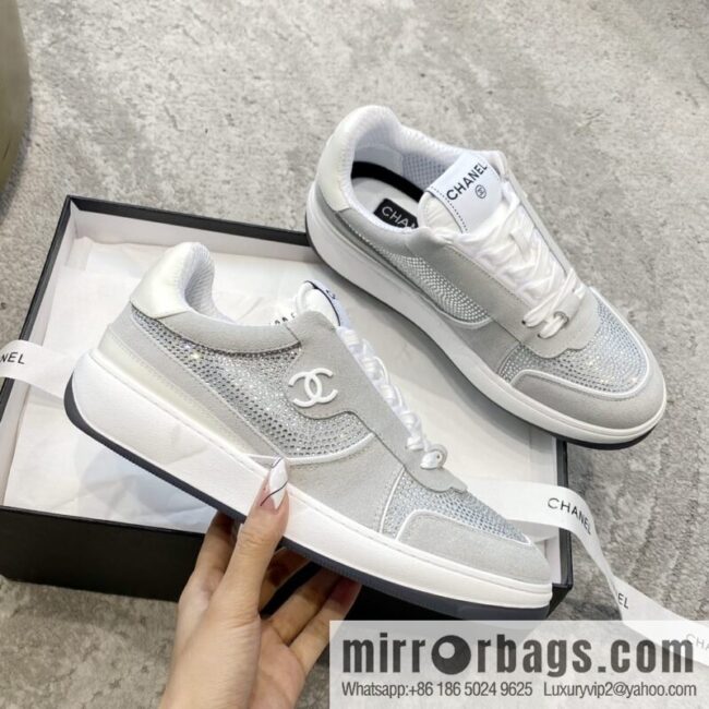 Chanel Chanel 2023 original custom elephant pattern calfskin sneakers