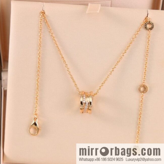 BVLGARI Bulgari threaded diamond necklace