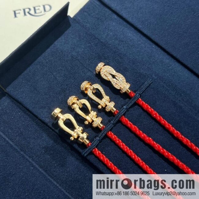 Fred red rope bracelet