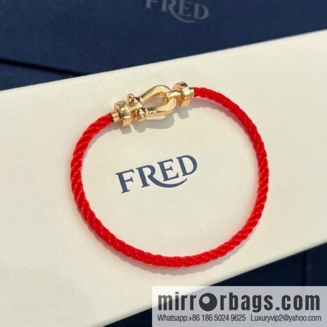 Fred red rope bracelet