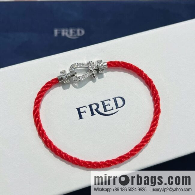 Fred red rope bracelet