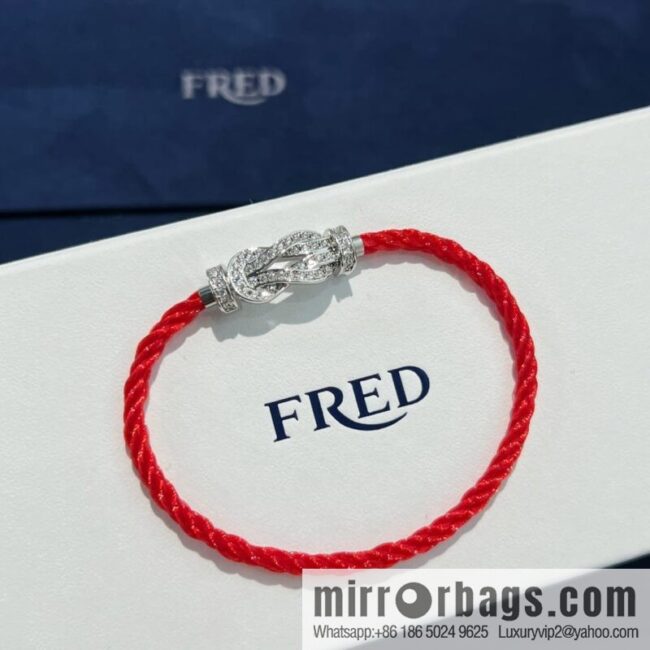 Fred red rope bracelet