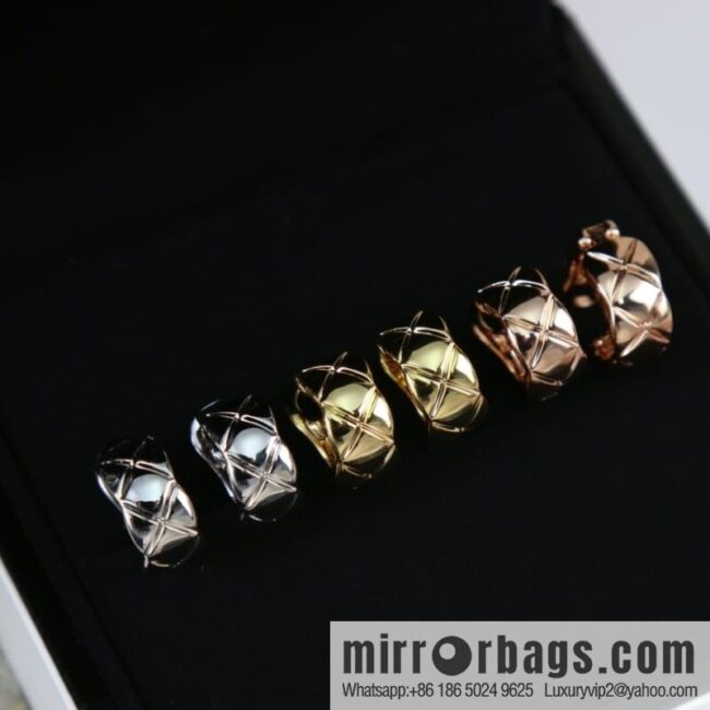 New ☑️ Chanel coco crush series rhombus earrings