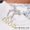 New ☑️ Dior full diamond vine stud earrings