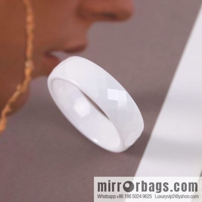 New Gucci Gucci diamond black and white ceramic ring
