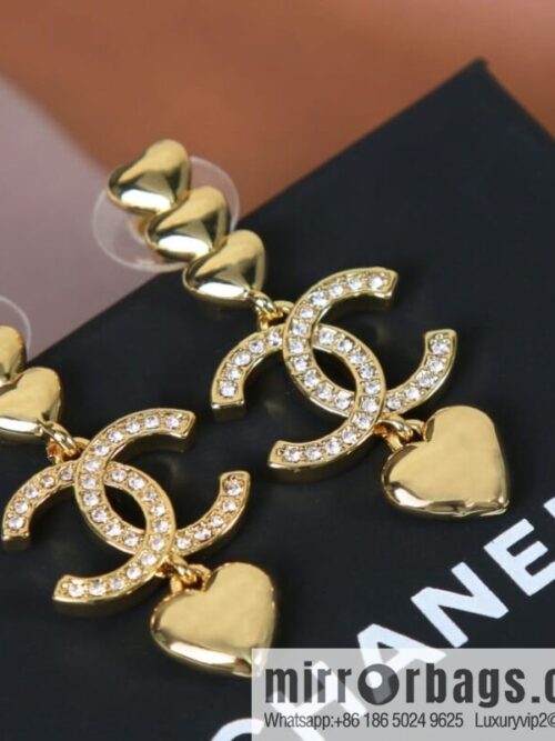 wsxc1677241388938_3-800x800pdogjnotwu3190911_20250709000455.jpg New ☑️ Chanel c3 gold double c peach heart love stud earrings