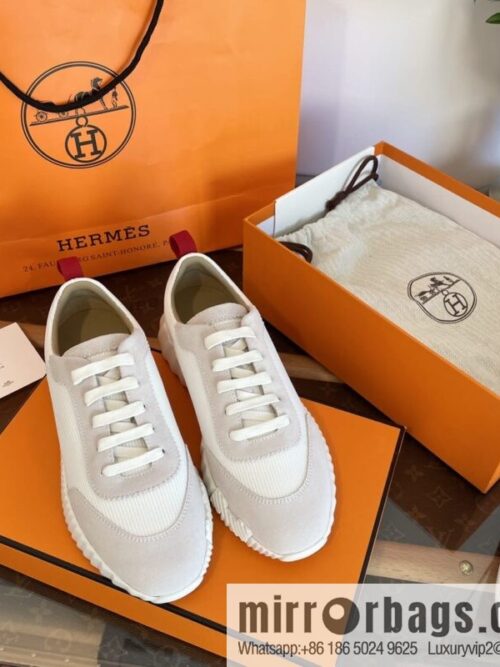 wsxc1677241596396_0-800x800b0b5emidfno35296_20250716040832.jpg Hermes Hermès imported sheepskin ➕ cashmere casual sneakers