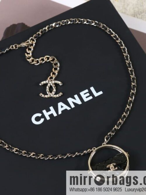 wsxc1677586864564_0-800x800w1z4zantwaf190636_20250708235605.jpg New ☑️ Chanel double c round black leather rope necklace