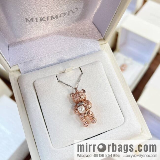 New Mikimoto bear 🐻 necklace