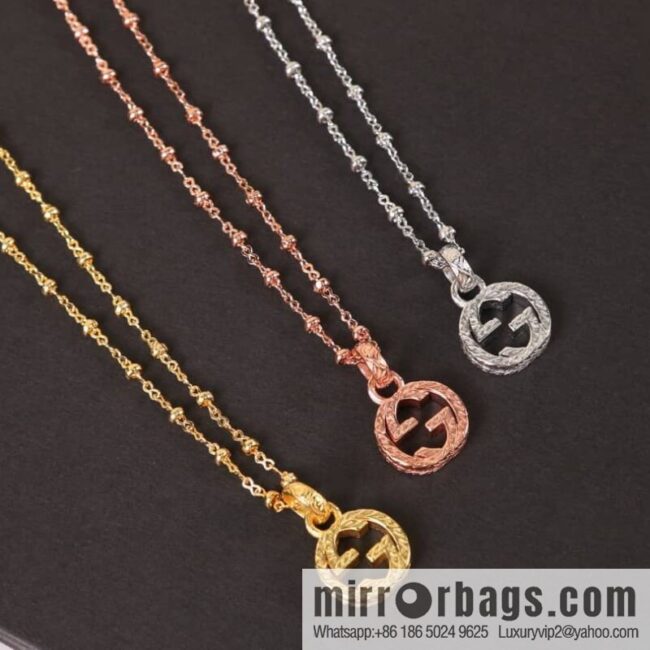 New Gucci gucci double G necklace
