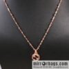 New Gucci gucci double G necklace