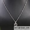 New Gucci gucci double G necklace