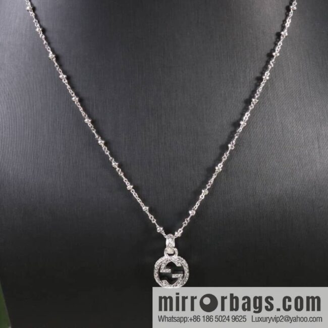 New Gucci gucci double G necklace