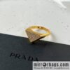 Prada triangular ring