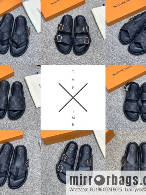 wsxc1677846113583_0-800x800wvir53qw4oy34758_20250716040321.jpg LV/Louis Vuitton features classic PVC men\'s sandals with black outsoles