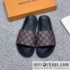 LV/Louis Vuitton with classic PVC and black men\'s sneakers
