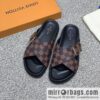 LV/Louis Vuitton with classic PVC and black men\'s sneakers