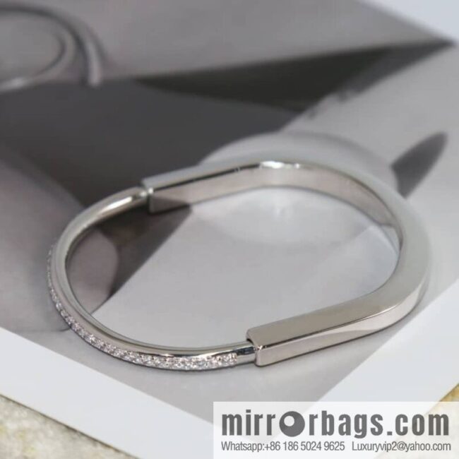 Tiffany Lock Full Drill, Half Drill, Spaced Drill, Glossy Lock Bracelet Bracelet