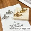 New ☑️ Vivienne Westwood Queen Mother Saturn earrings
