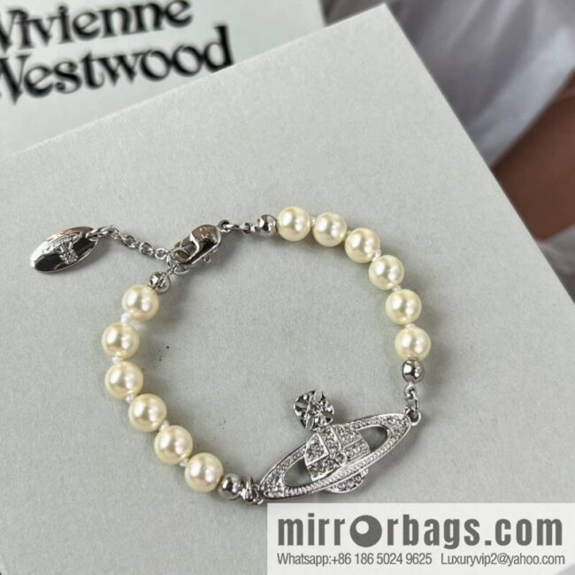 wsxc1678278424193_5-800x8003nrx2sy3qc2187601_20250708221915.jpg New ☑️ Vivienne Westwood Empress Dowager Full Diamond Saturn Pearl Necklace Bracelet