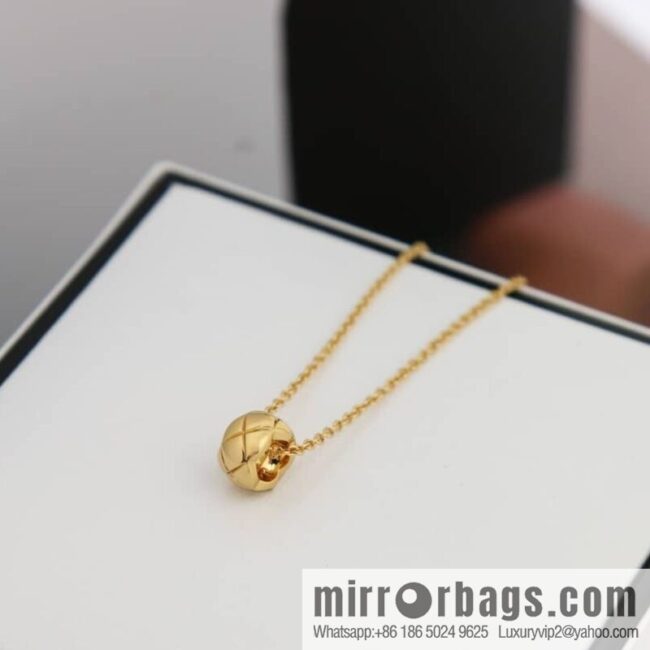 wsxc1678278440994_5-800x800aijef2x42po187541_20250708221732.jpg New ☑️ Chanel 2022 COCO CRUSH diamond small golden bean necklace
