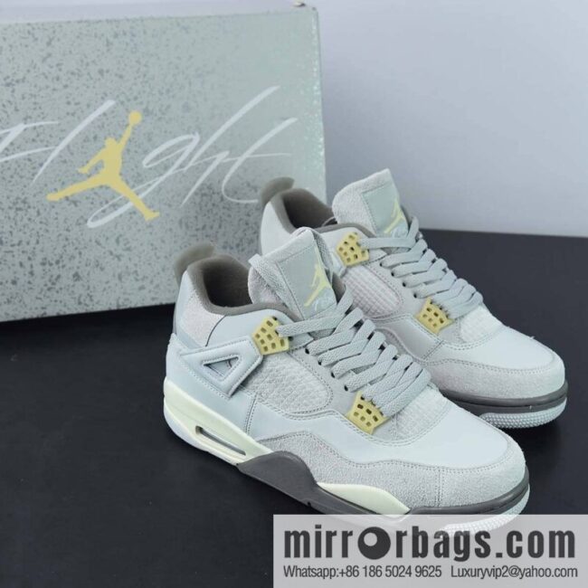 Air Jordan AJ4 SE \"Craft\" Year of the Rabbit Limited Gray Rabbit Men\'s sneakers DV3742-021