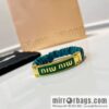 MIU MIU Miu Miu metal letter sheepskin bracelet bracelet