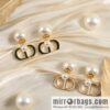 New ☑️ Dior size pearl CD stud earrings