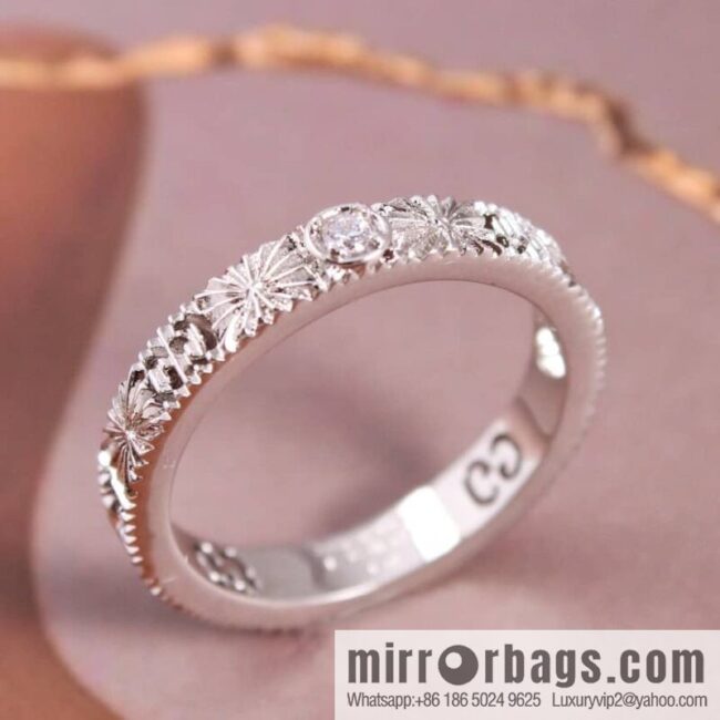 New gucci Gucci lcon series double G ring