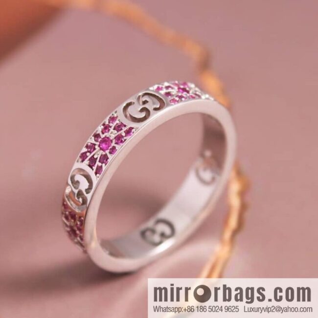 New gucci Gucci lcon series double G ring