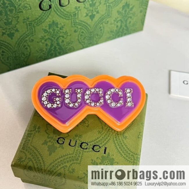 New Gucci full diamond gucci letter hairpin hairpin