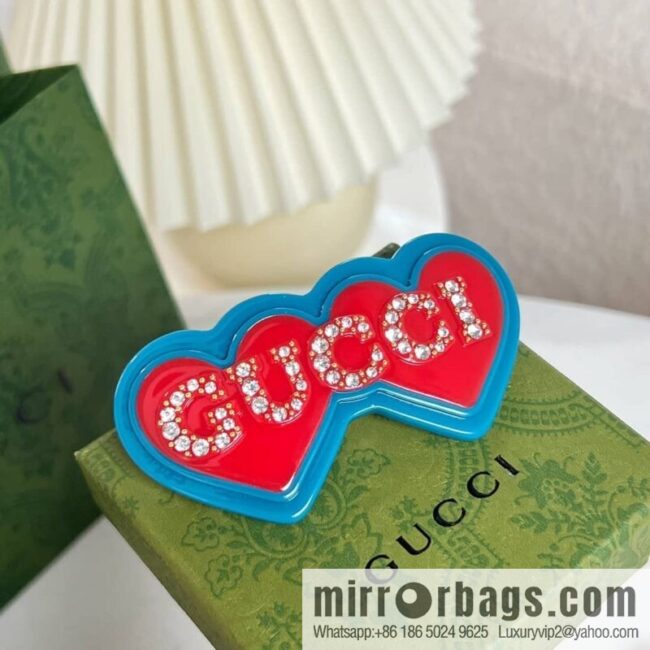New Gucci full diamond gucci letter hairpin hairpin