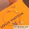 Louis Vuitton Louis Vuitton floral letter LV necklace