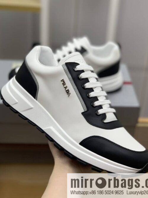 wsxc1678969072818_4-800x800ywmaouiui4a30716_20250716032840.jpg PRADA Prada uses soft leather (fabric), tongue embossed logo letters men\'s sneakers