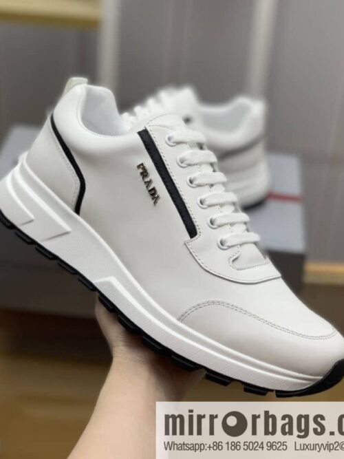 wsxc1678969076242_4-800x800h2i4f5nkipl30695_20250716032829.jpg PRADA Prada uses soft leather (fabric), tongue embossed logo letters men\'s sneakers