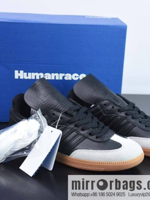 wsxc1678969127043_4-800x800wif3gdfvpvj30488_20250716032611.jpg Pharrell Williams x Adidas Originals Samba \"Humanrace\" Samba Collection \"Black and Grey Gum Bottom\" HP3384