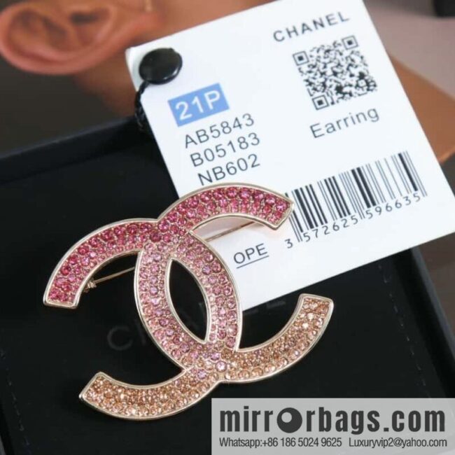 New ☑️ Chanel double c full diamond brooch