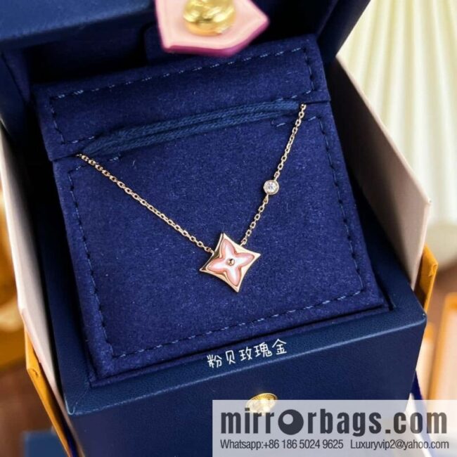 Louis Vuitton Louis Vuitton lv diamond fritillary necklace
